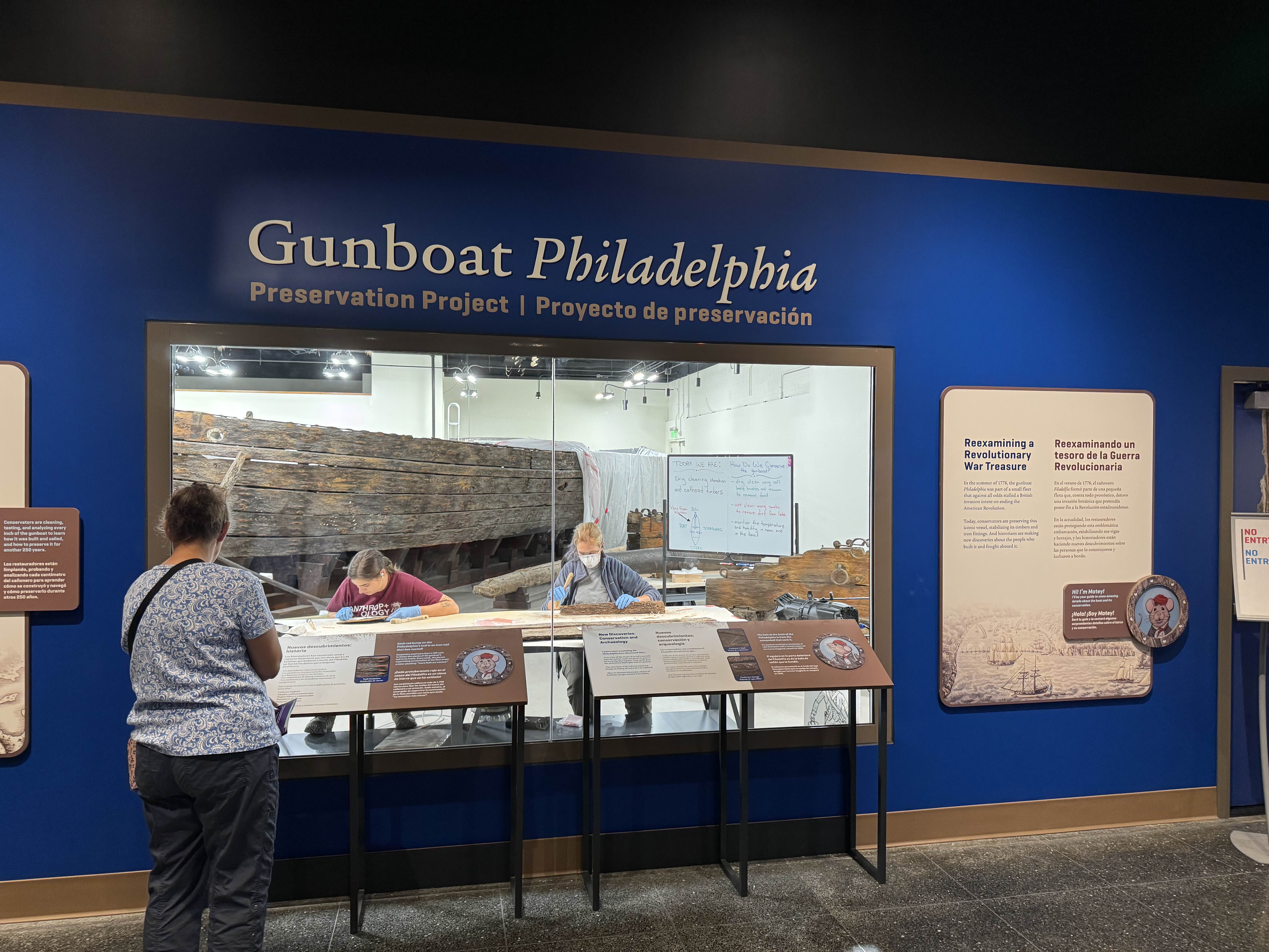 National Museum of American History opens gunboat Philadelphia restoration exhibit
