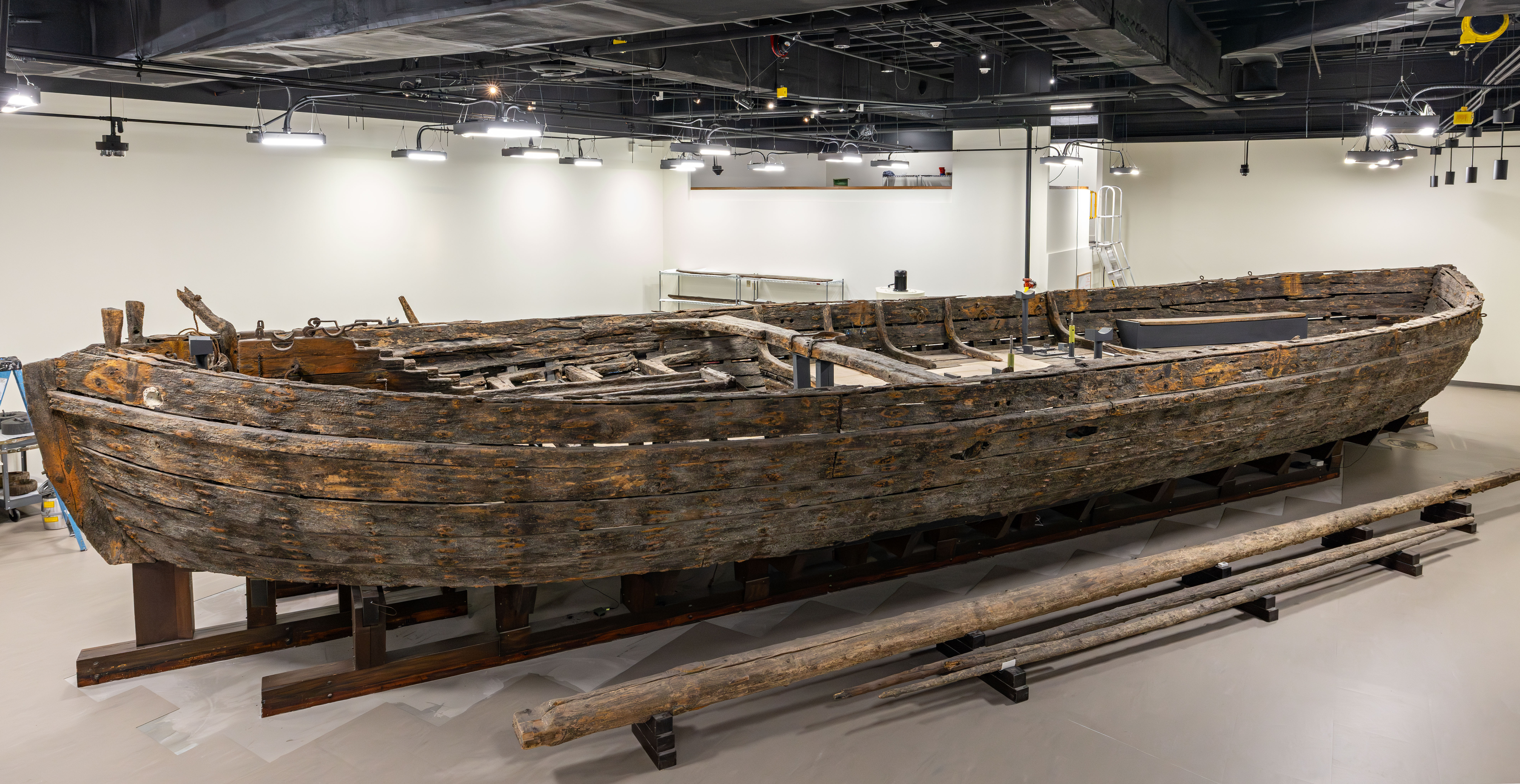 A full view of the gunboat Philadelphia. SMITHSONIAN/Handout